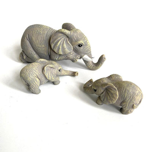 Mother Love Elephant Resin Handicraft Baby Elephant Decoration