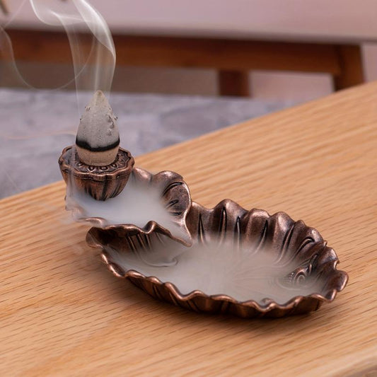 Ceramic Pisces Incense Burner Retro Home Decoration