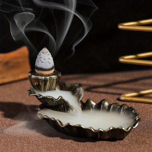 Ceramic Pisces Incense Burner Retro Home Decoration