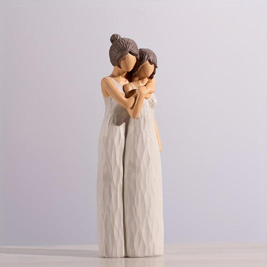 Mother Daughter Figurine Statues - Meaningful Family Mementos
