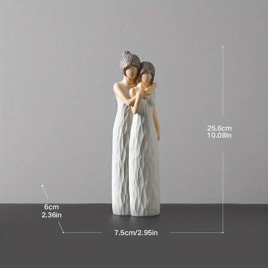 Mother Daughter Figurine Statues - Meaningful Family Mementos