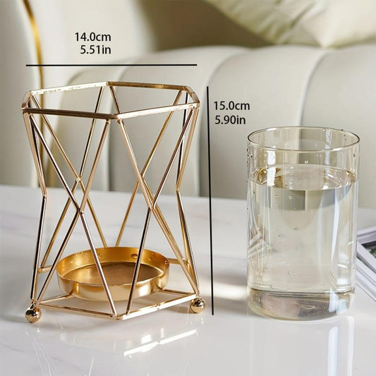 Geometric Clear Flower Vase Modern Home Decor