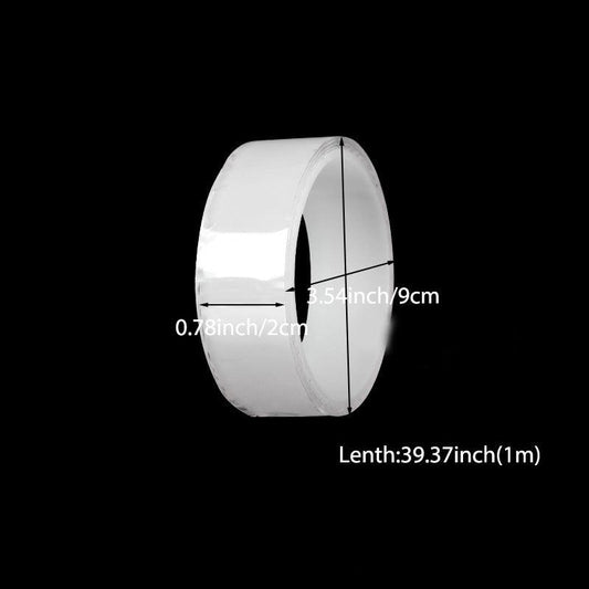 Transparent Nano Tape Washable Reusable Double Sided Adhesive