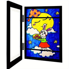 Kids Art Frame Front Opening Changeable Storage Frames A4 Hang
