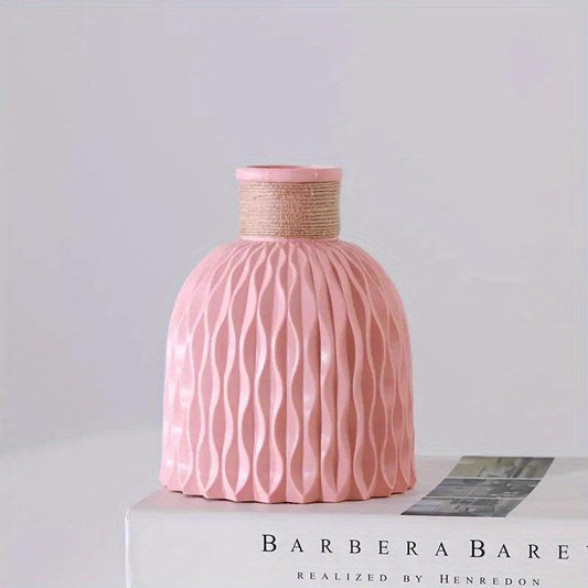 Modern Ceramic Flower Pot Home Plastic Vase Nordic Style Decoration