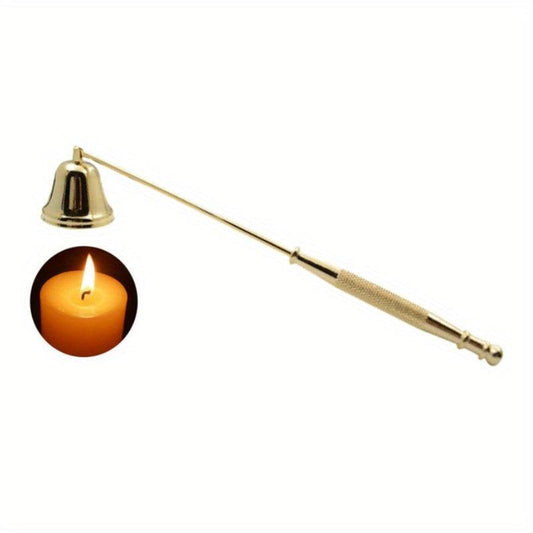 Stainless Steel Candle Snuffer & Wick Cap Bell Set for Candle