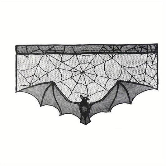 Halloween Lace Mesh Decorations Tablecloth Curtain Home Supplies