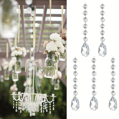 5pcs Crystal Pendant Christmas Tree Decoration