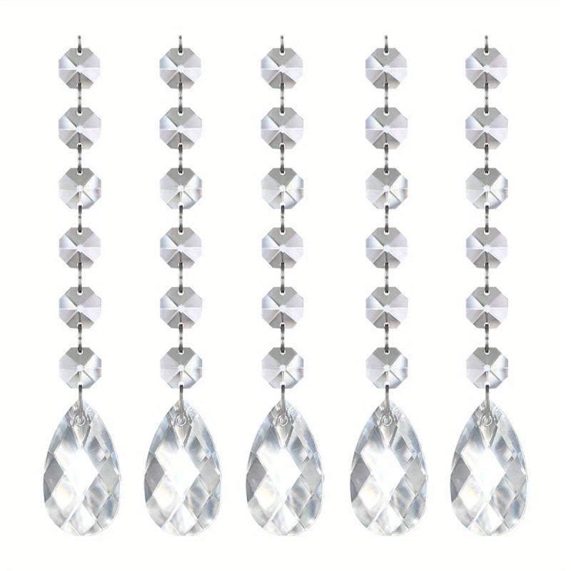 5pcs Crystal Pendant Christmas Tree Decoration