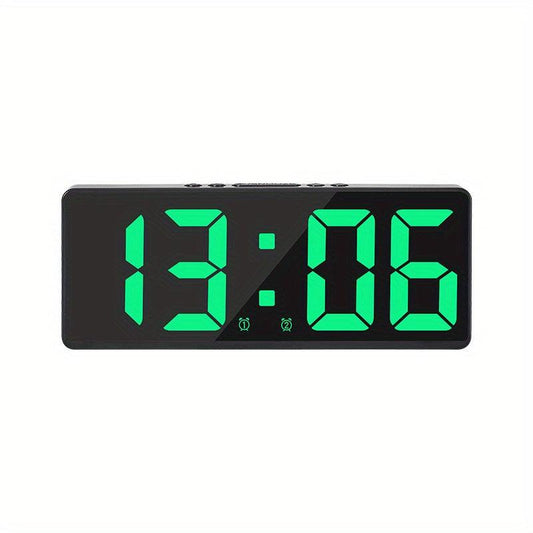 Voice Control Alarm Clock with Temperature Snooze and Night Mode