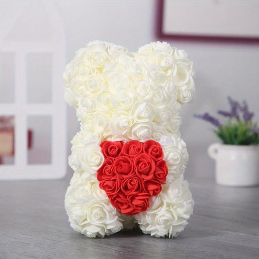 Foam Rose Bear for Valentine's Day Gift