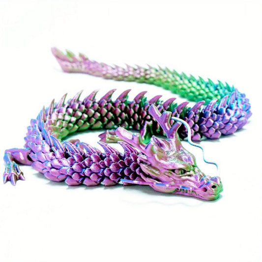 Laser 3D Printed Dragon Articulated Joints Chinese Dragon Model