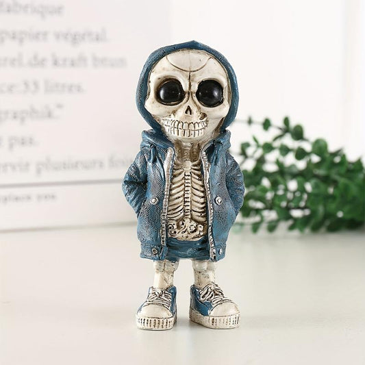 Halloween Bodysuit Skeleton Figurines Decorative Ornament