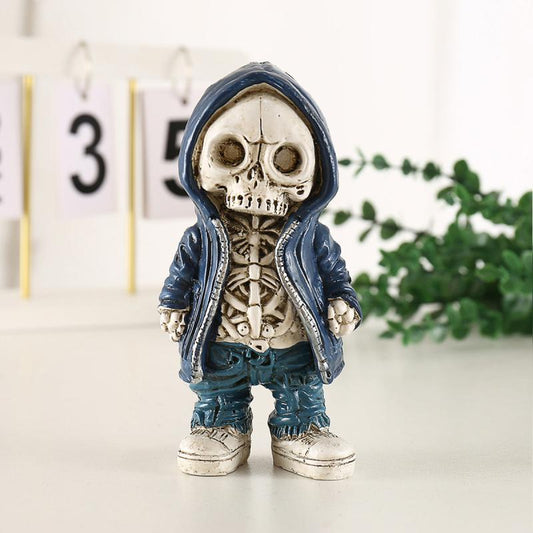 Halloween Bodysuit Skeleton Figurines Decorative Ornament