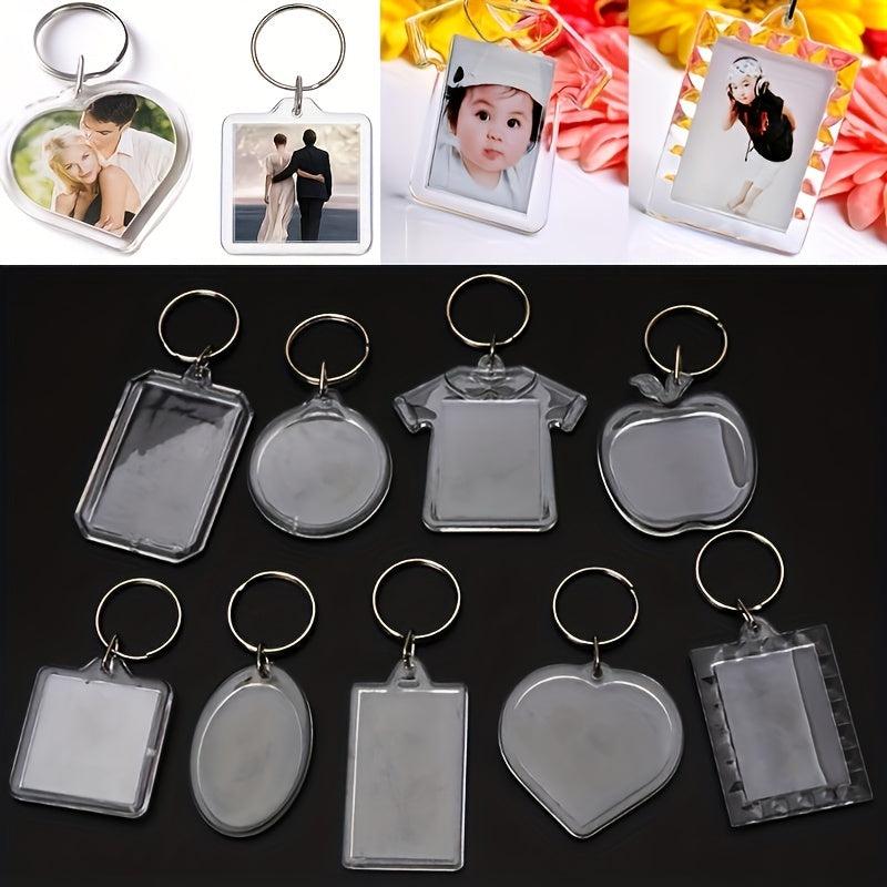 3pcs Acrylic Photo Keychain Transparent