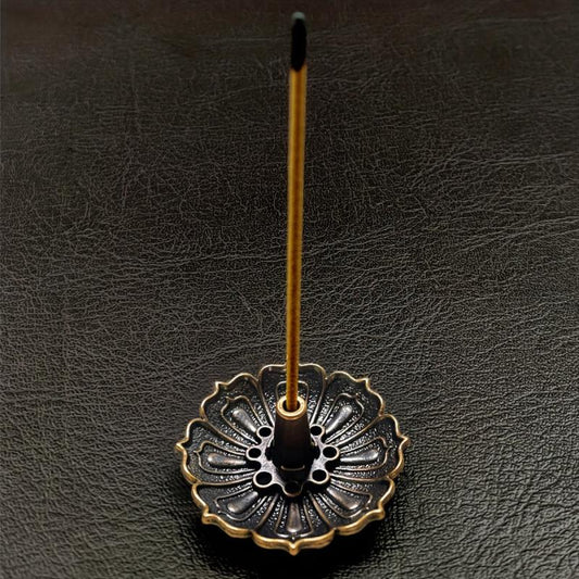 Lotus Fragrance Incense Burner Antique Wire Incense Holder