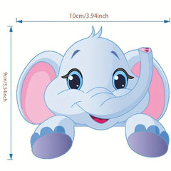 DIY Animals Switch Stickers Panda Giraffe 3D Wall Decal Girls Kids Room Decor