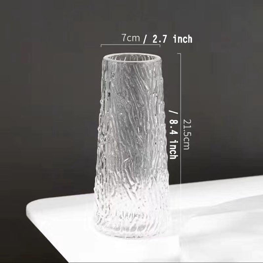 Creative Transparent Glass Vase Desktop Water based Rose Flower Vase