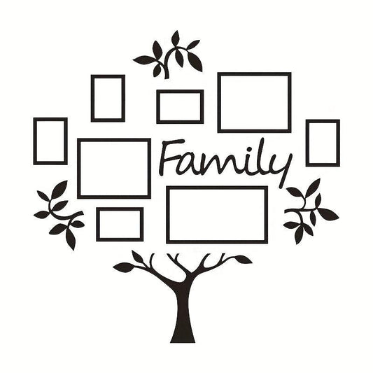 Acrylic Photo Frame Wall Stickers for Home Decor