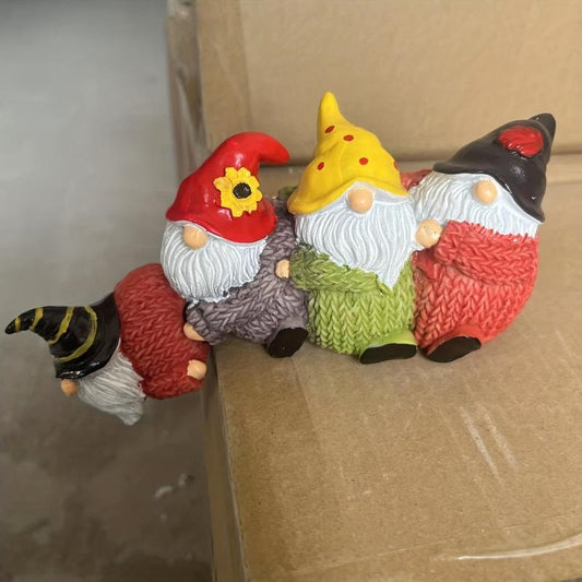 Gnome Statue Resin Garden Ornament Home Decor Room Yard Outdoor Deco