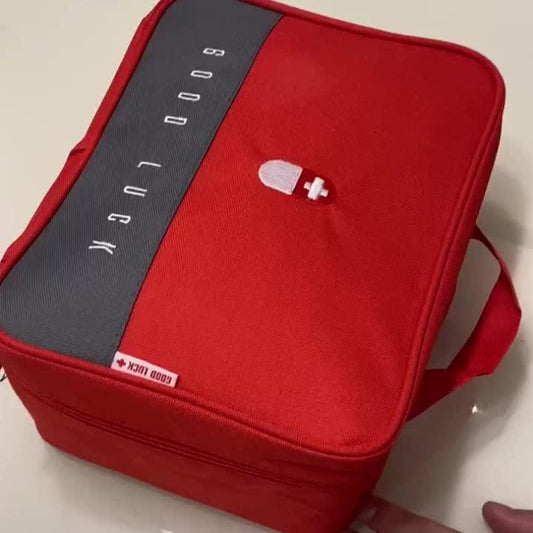 Portable Medicine Storage Box First Aid Bag Travel Medical Bags
