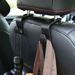 4pcs Car Seat Back Hooks Universal Auto Seat Headrest Hooks Storage Hangers