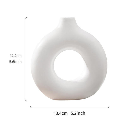 Modern Ceramic Vase Flower Bottle for Home Garden Wedding Decor