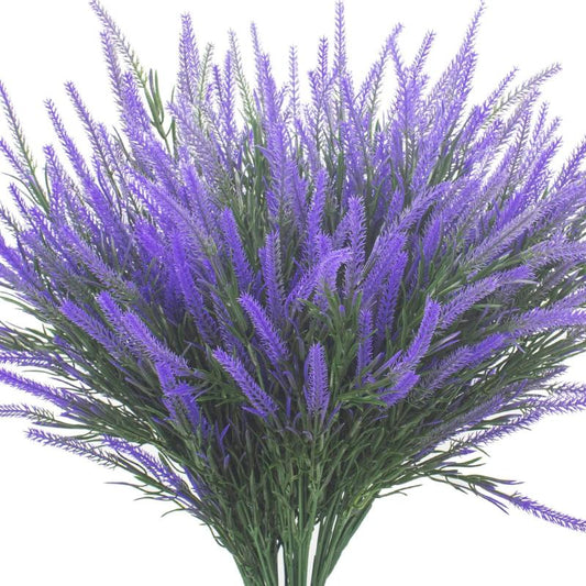 5pcs UV Resistant Artificial Flowers for Garden Porch and Wedding