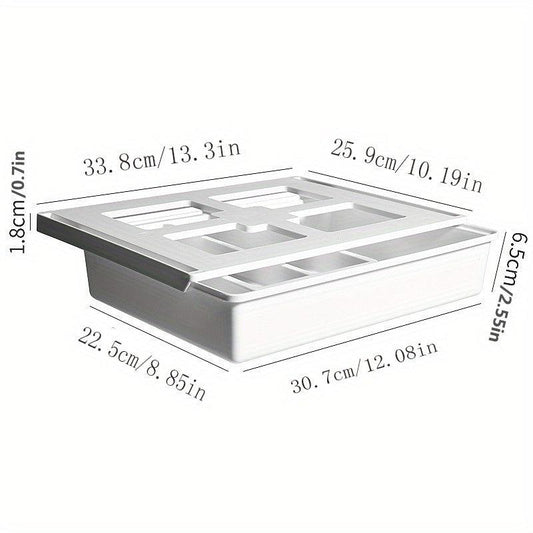 Under Desk Invisible Drawer Storage Box Self Adhesive for Office Home School Des