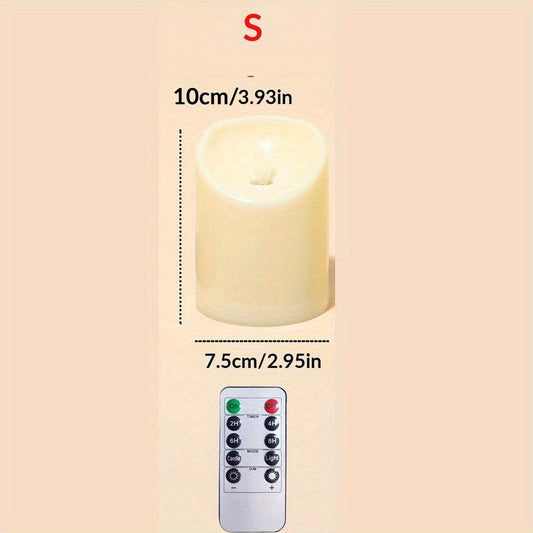 LED Flameless Tea Light Candle w/ Remote - Wedding Holiday Indoor/Outdoor