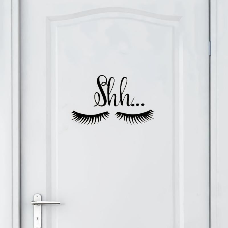 Eyelashes Wall Sticker Eyes Vinyl Mural