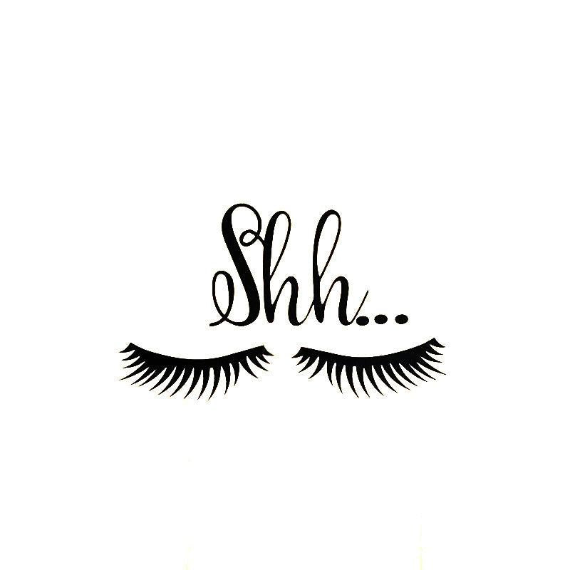 Eyelashes Wall Sticker Eyes Vinyl Mural