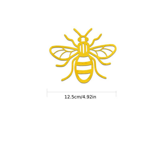 3D Acrylic Mirror Bee Wall Sticker Removable Wall Decor For Home