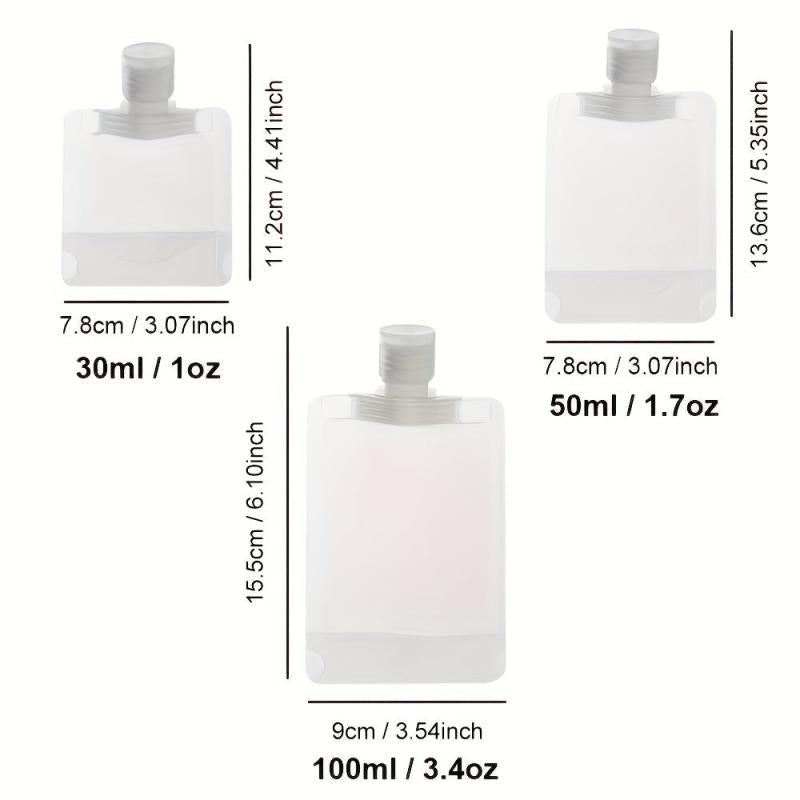 6pcs Travel Bottles Set Portable Leak Proof Refillable Containers