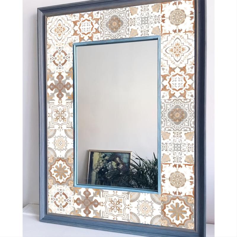 Retro Yellow Peel And Stick Tile Sticker Self Adhesive Removable Wallpaper