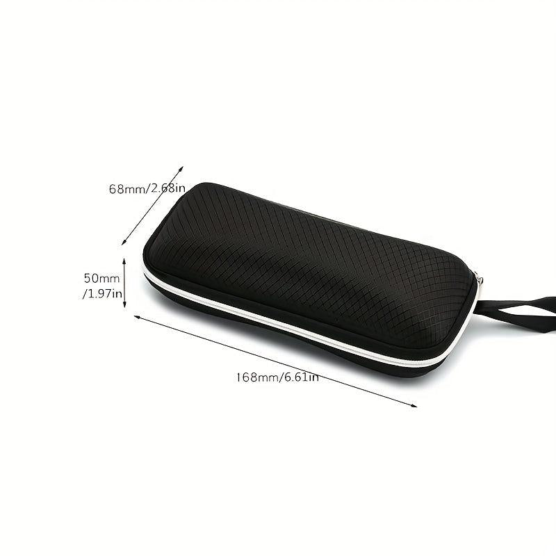 Sunglasses Case Zipper Storage Box Flat Lens Portable Glasses Case