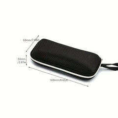 Sunglasses Case Zipper Storage Box Flat Lens Portable Glasses Case