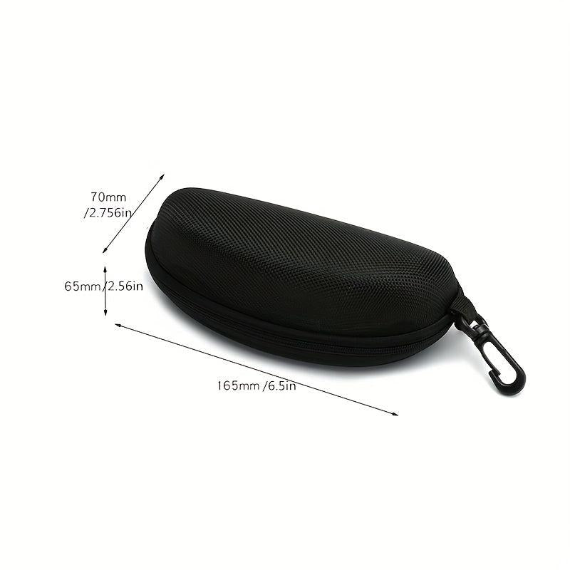 Sunglasses Case Zipper Storage Box Flat Lens Portable Glasses Case