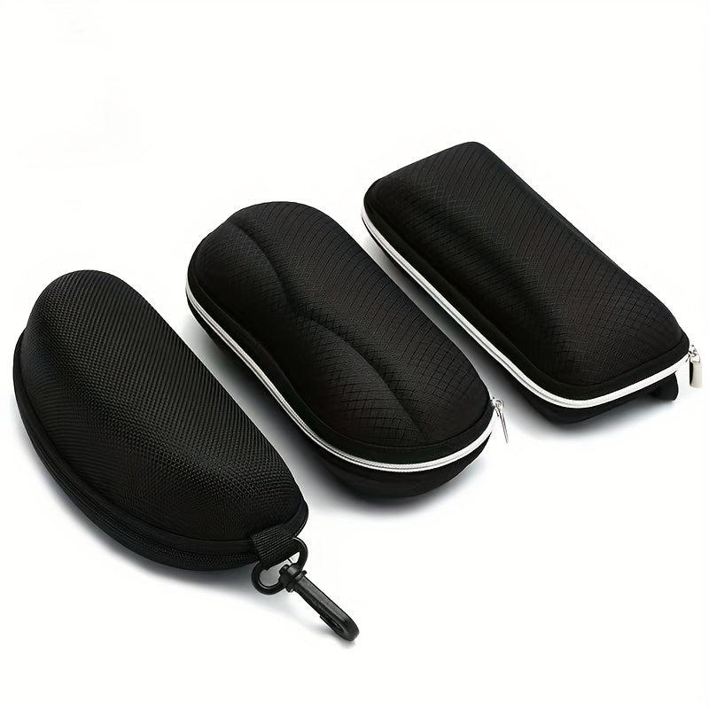 Sunglasses Case Zipper Storage Box Flat Lens Portable Glasses Case