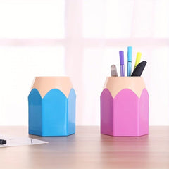 Stylish Pencil Holder Desktop Storage Container for Office and Classroom