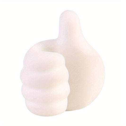 2pcs Adhesive Thumb Cable Clip Key Hook Wall Hangers