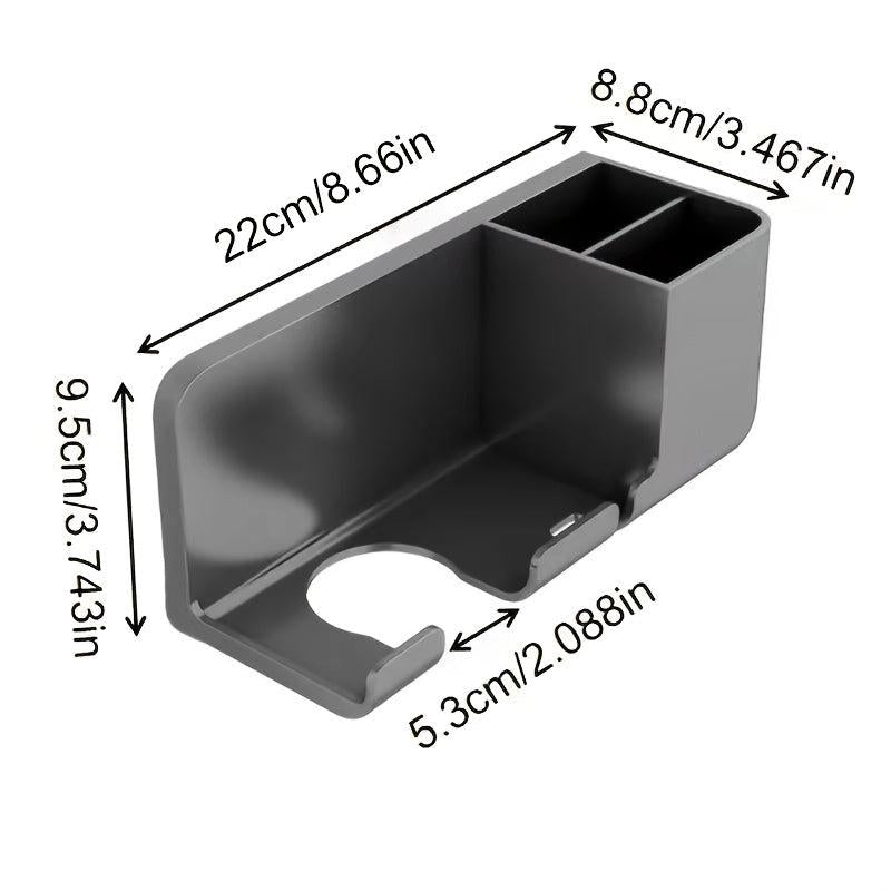 Hair Dryer Rack Wall Mounted Bathroom Storage Shelf