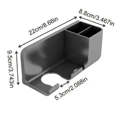 Hair Dryer Rack Wall Mounted Bathroom Storage Shelf