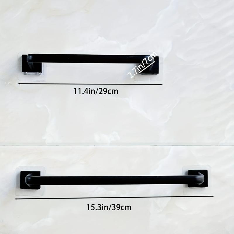Wall Mounted Towel Bar Bathroom Organization Rack
