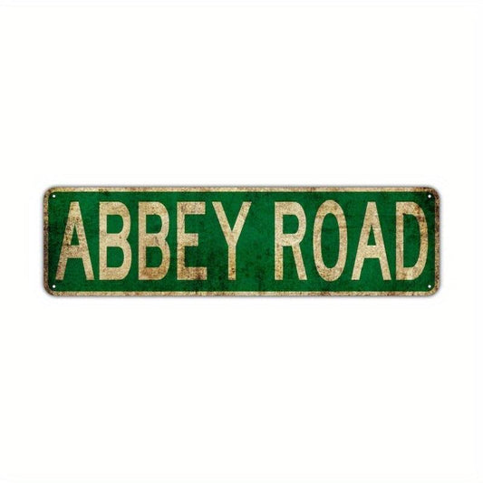 Retro Metal Tin Signs Rustic Street Road Signs Amusement Park Scenic