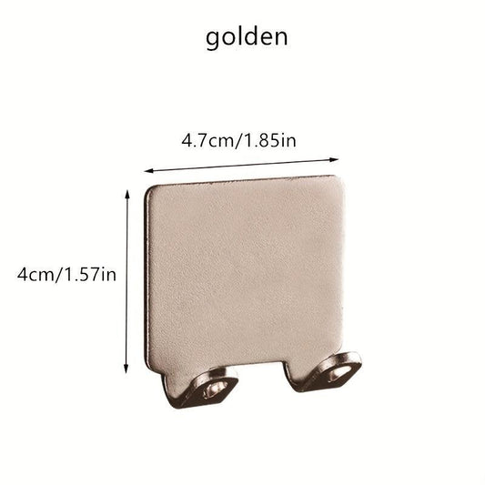 2pcs Aluminum Shaving Razor Holder Self Adhesive Wall Hook
