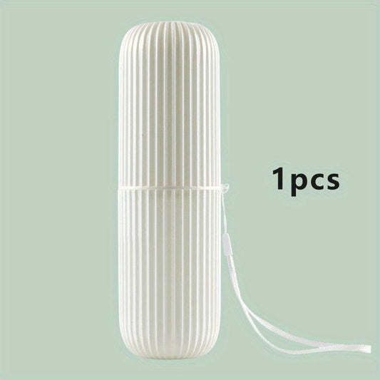 Portable Travel Toothbrush Box with Lid, Bathroom Accessories