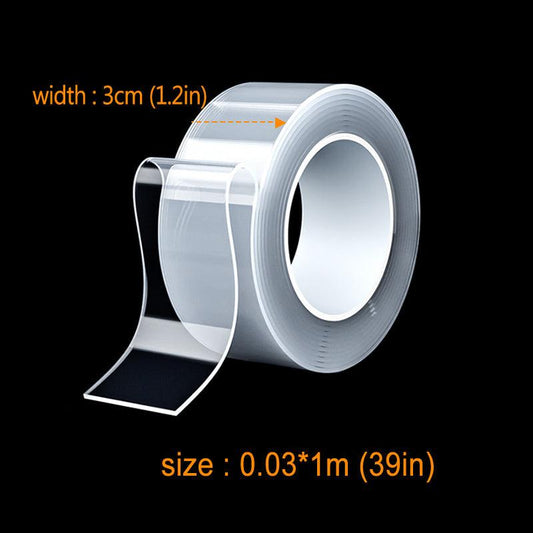 Double Sided Tape Waterproof Reusable Gel Handle