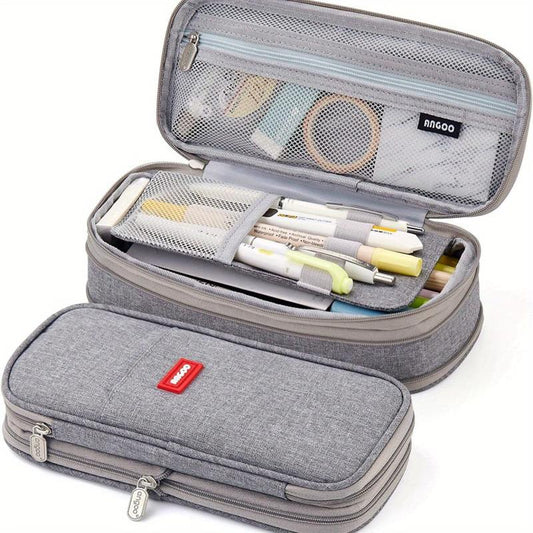 Big Capacity Pencil Pen Case Office College School Large Storage Bag Pouch