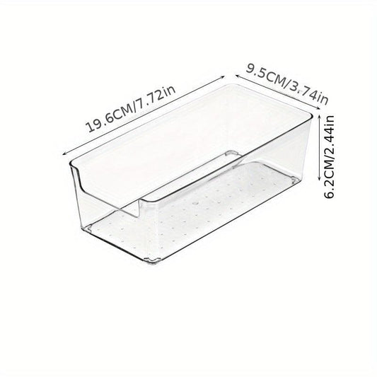 Transparent PET Desktop Storage Box for Cosmetics and Jewelry